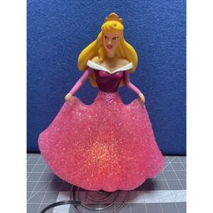 Disney‎ Princess Aurora Sleeping Beauty Plastic Popcorn Nightlight Lamp Tested